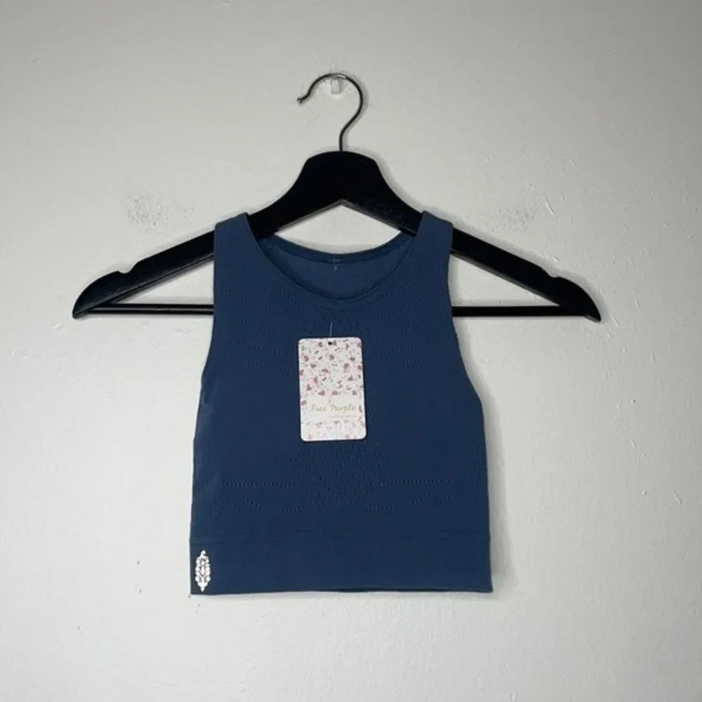 Free People Movement Womens Size XS Ecology Sports Bra In Blue